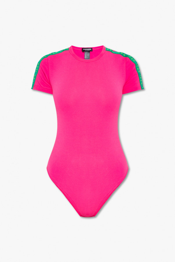 Pink Cotton bodysuit Dsquared2 Vitkac GB